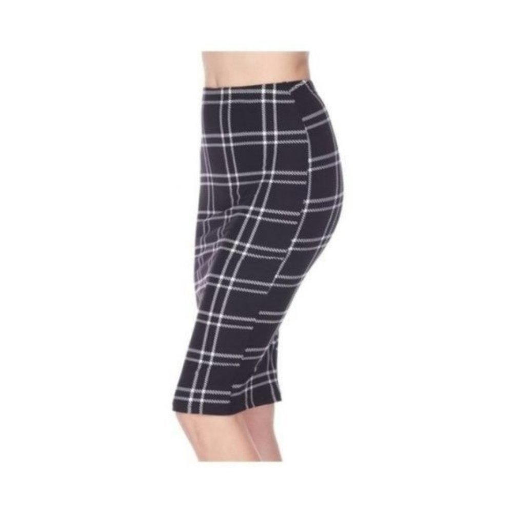 🆕Wide Plaid Brushed Pencil Tube Skirt